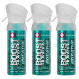 Boost Oxygen Pocket Size Breathe, arôme menthol-éucalyptus, respiration rafraîchie en déplacement.