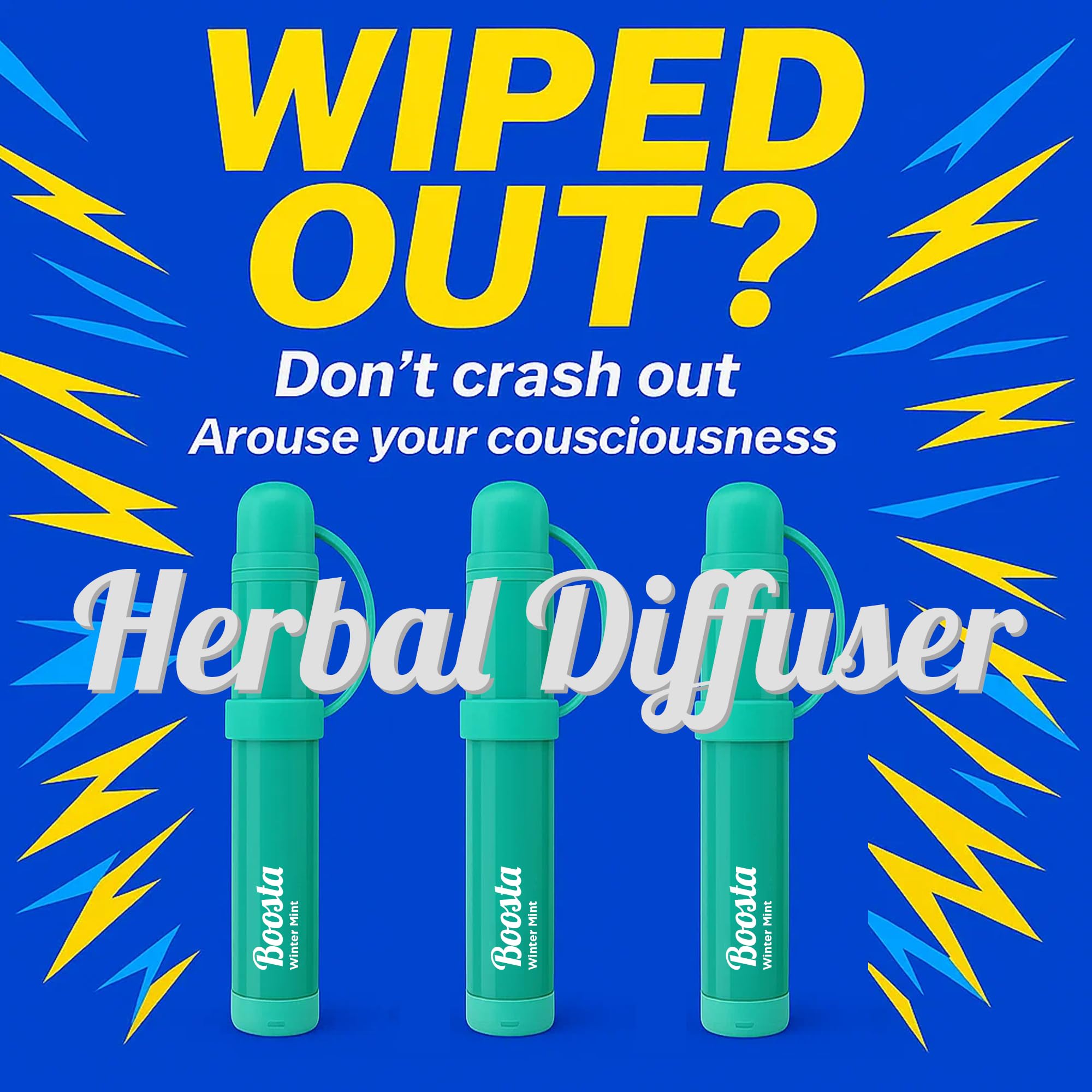 Boosta inhalateur nasal brise hawaienne pour réveiller les sens en déplacement.