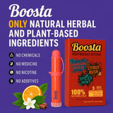 Boosta inhalateur nasal menthe-epicee, stimulation et fraîcheur.