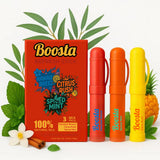 Boosta inhalateur nasal menthol, rafraîchissement rapide et concentration.