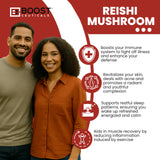BoostCeuticals Ganoderma lucidum: énergie durable sans caféine.