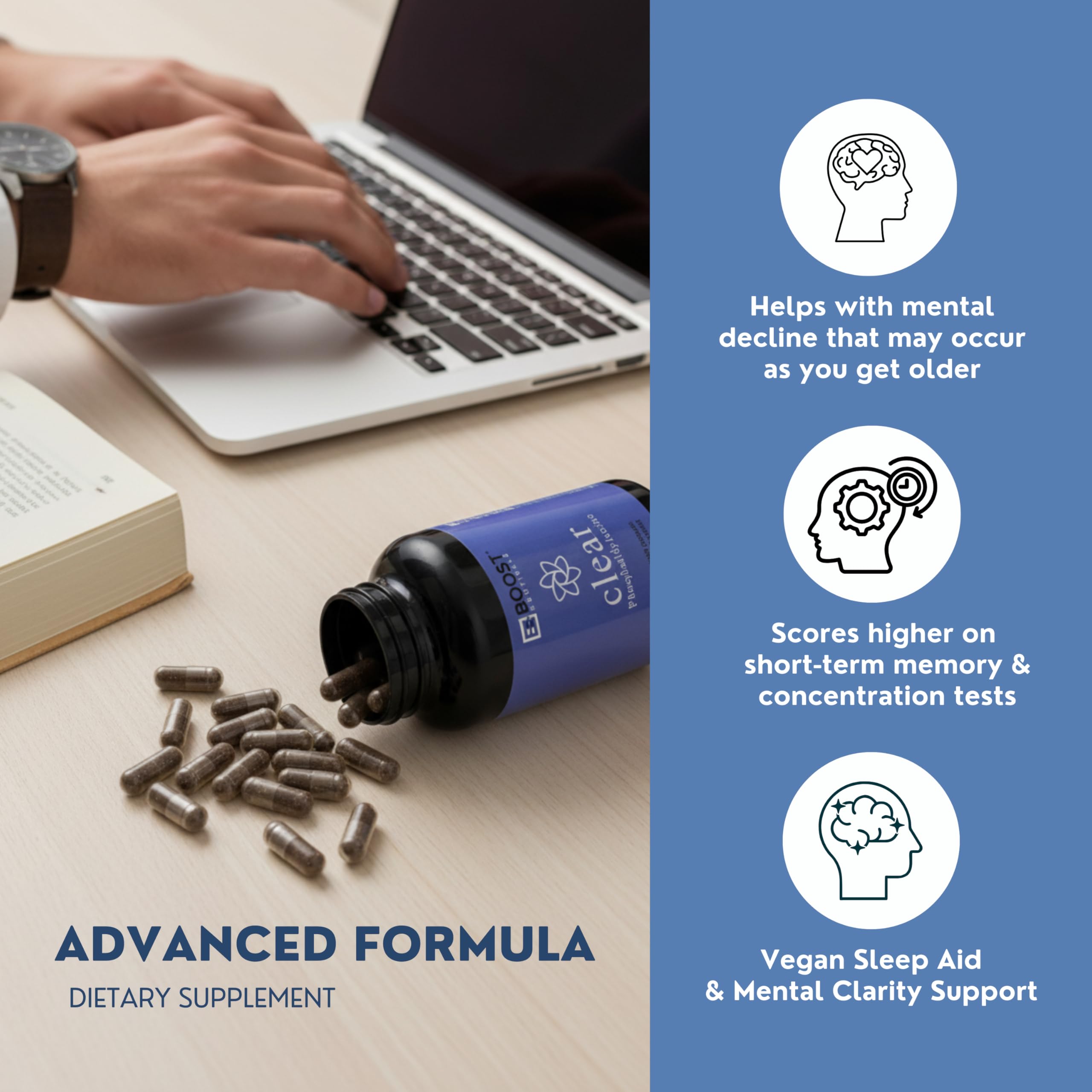 BoostCeuticals formule sans gluten ni OGM, adaptabilité et pureté.