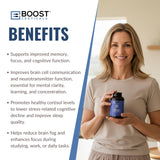 BoostCeuticals Gotu Kola, plante visible, équilibre mental potentiel.