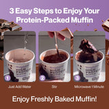 Bootylicious Muffin Chocolat Double cuisson micro-ondes: prêt en une minute