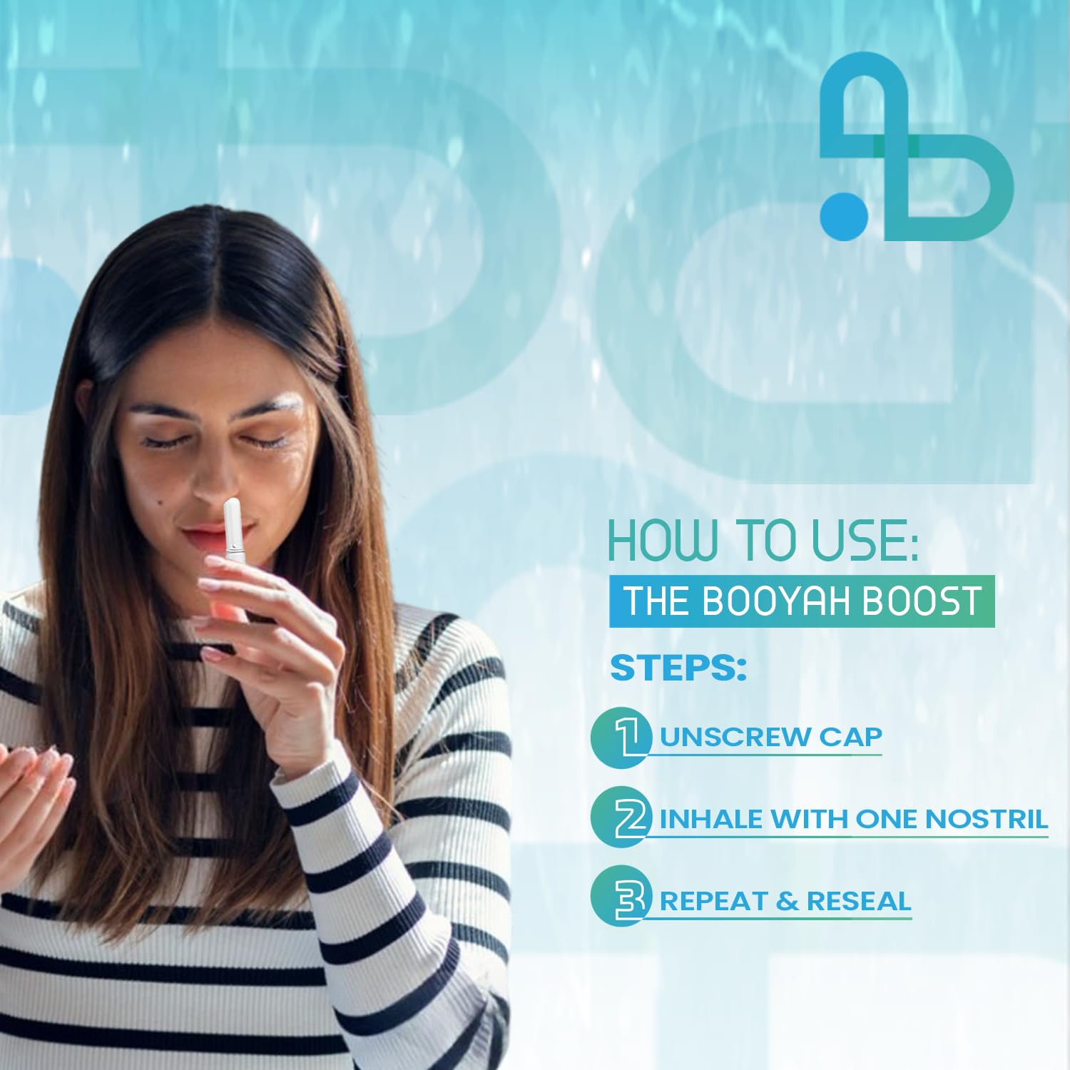 BOOYAH BLAST baton nasal menthol Lavande douceur : favorise le calme en fin de journée.