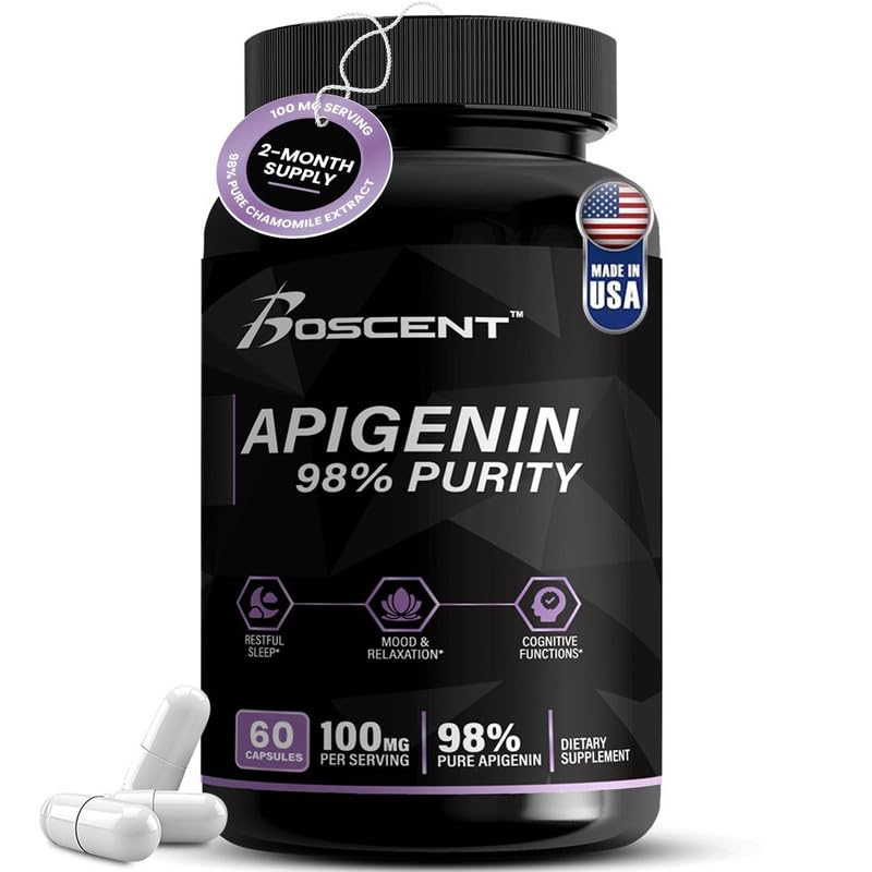 Boscent Apigenin, gelules-sommeil: favorise un repos naturel et apaisé.