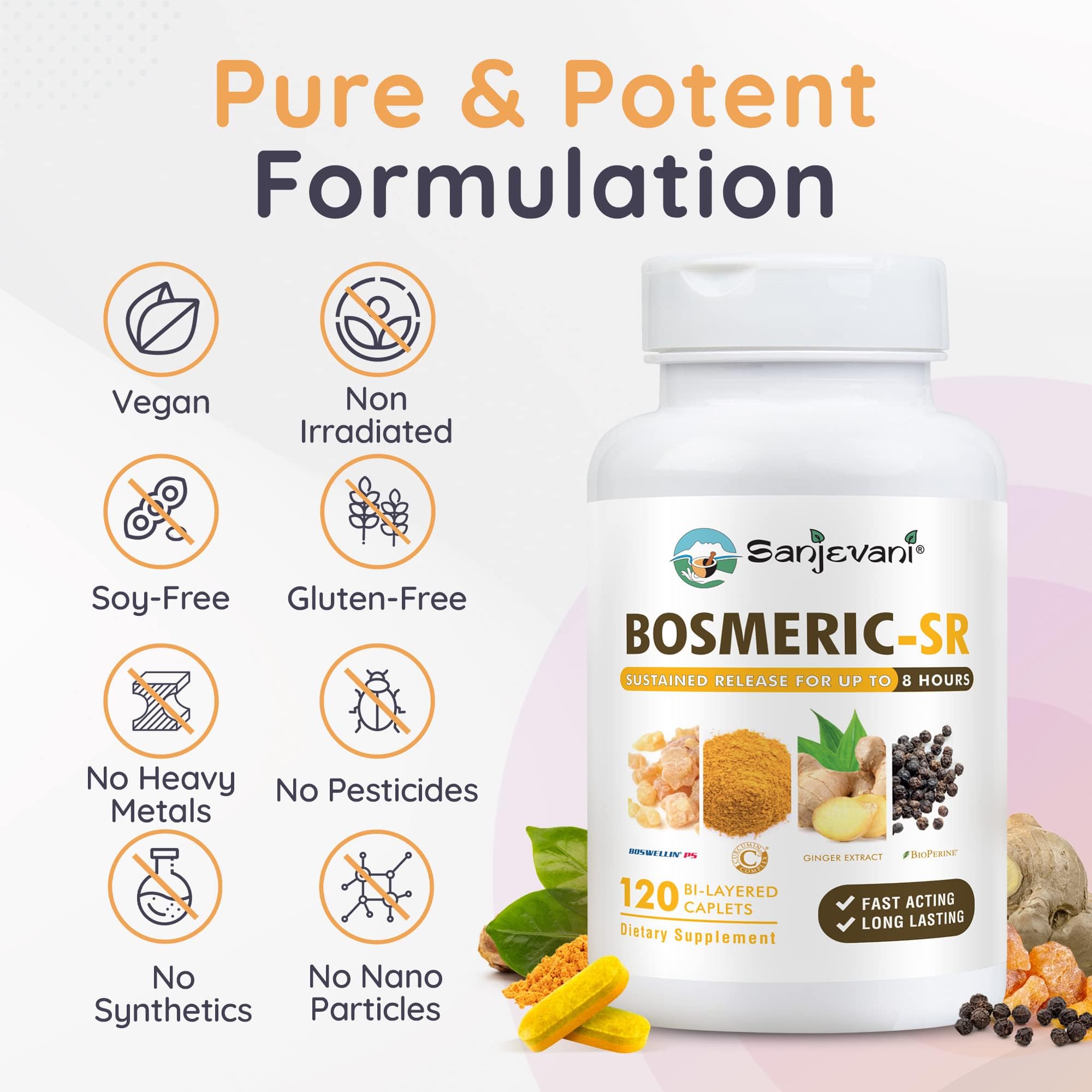 Bosmeric-SR utilisation quotidienne facile pour rester actif et confortable.