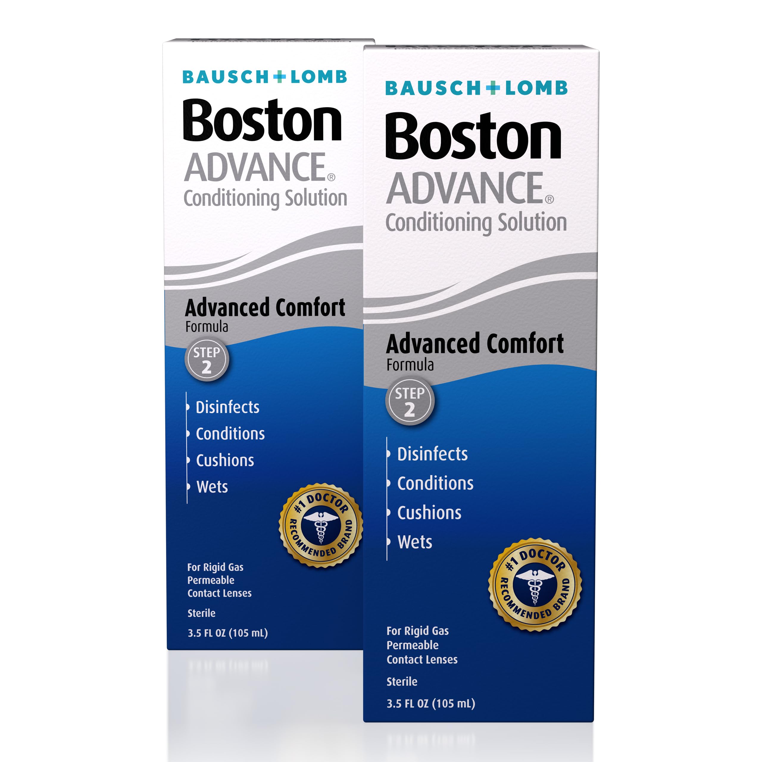 Boston Advance – bouteille de conditionnement pour lentilles RGP, facilité d'application.