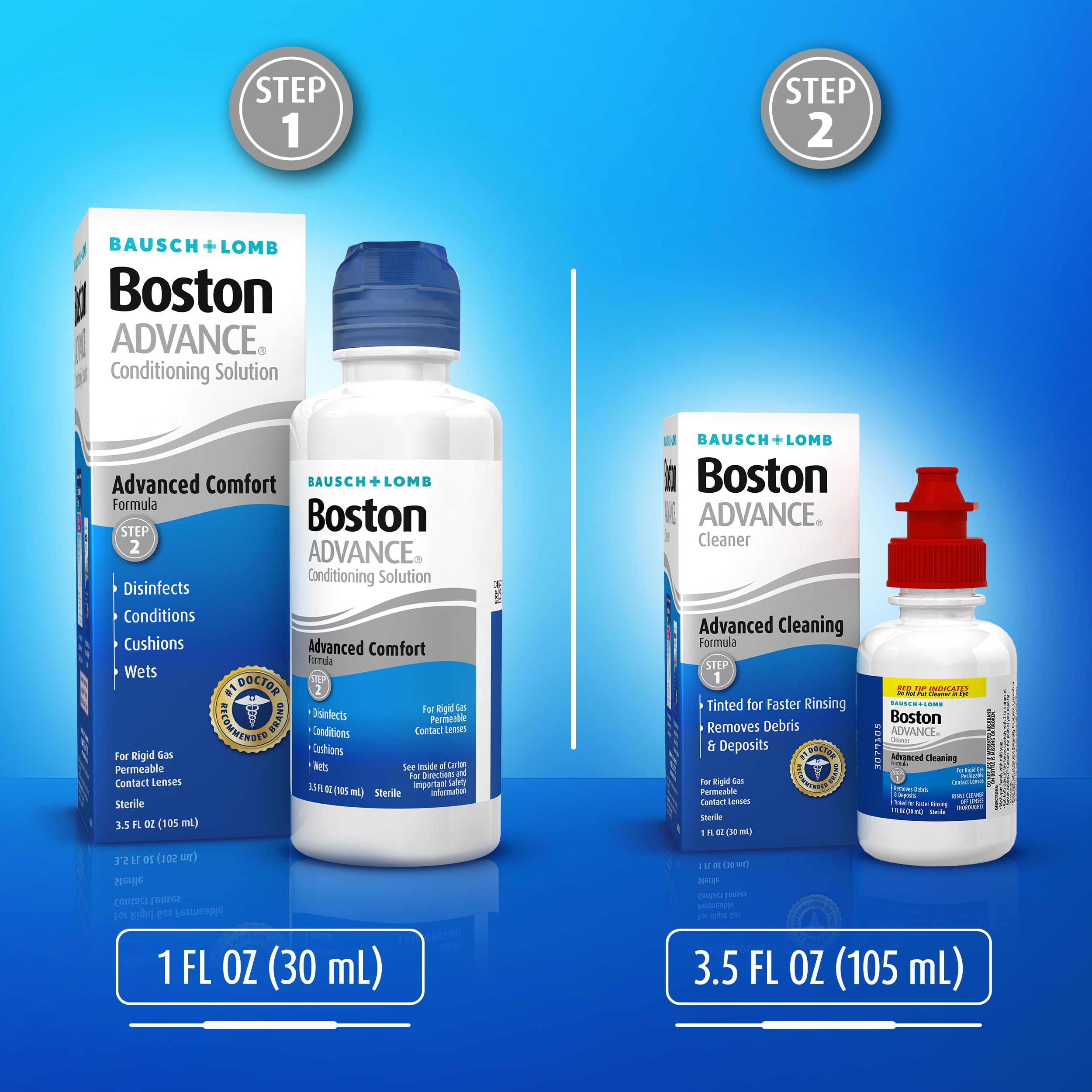 Boston Advance – usage après nettoyage pour un conditionnement supplémentaire.