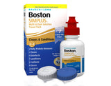 Boston SIMPLUS flacon 30ml, solution multi action pour lentilles propres.