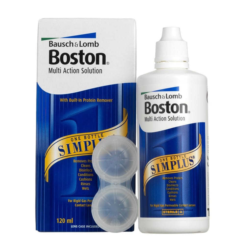 Boston Simplus – flacon prêt à nettoyer et préparer les lentilles