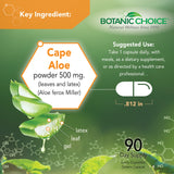 Botanic Choice Aloe Vera – gel clair des feuilles, douceur digestive potentielle.
