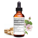 Gouttes Botanic Choice avec compte-gouttes pour dilution facile dans eau ou boisson.