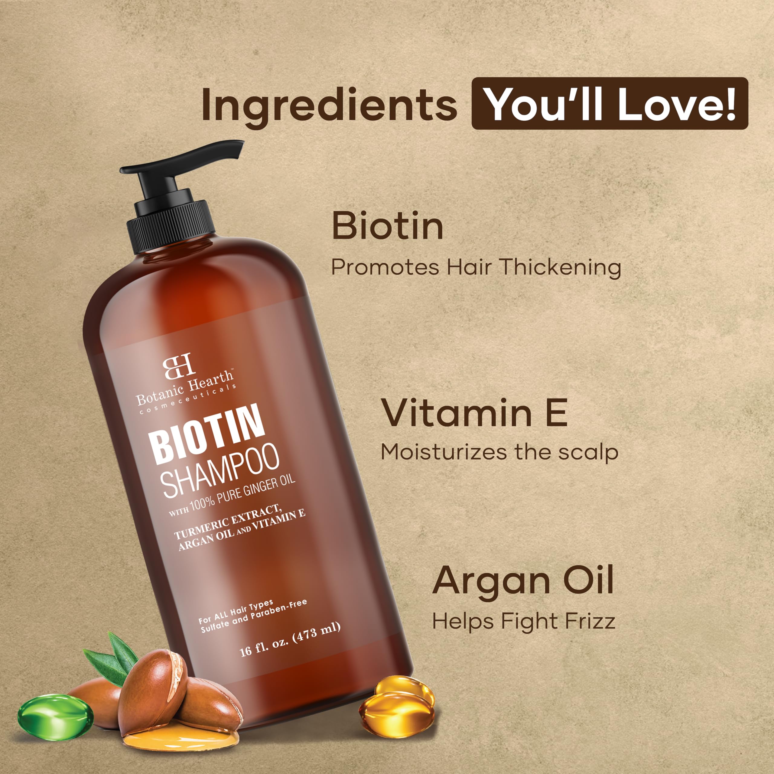 Botanic Hearth argan et vitamine E hydratant les longueurs et lisses les frisottis.