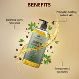 Botanic Hearth huile de massage jojoba - routine quotidienne de soin corporel.