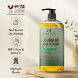 Botanic Hearth huile de massage jojoba - soin peau durable et cheveux brillants.