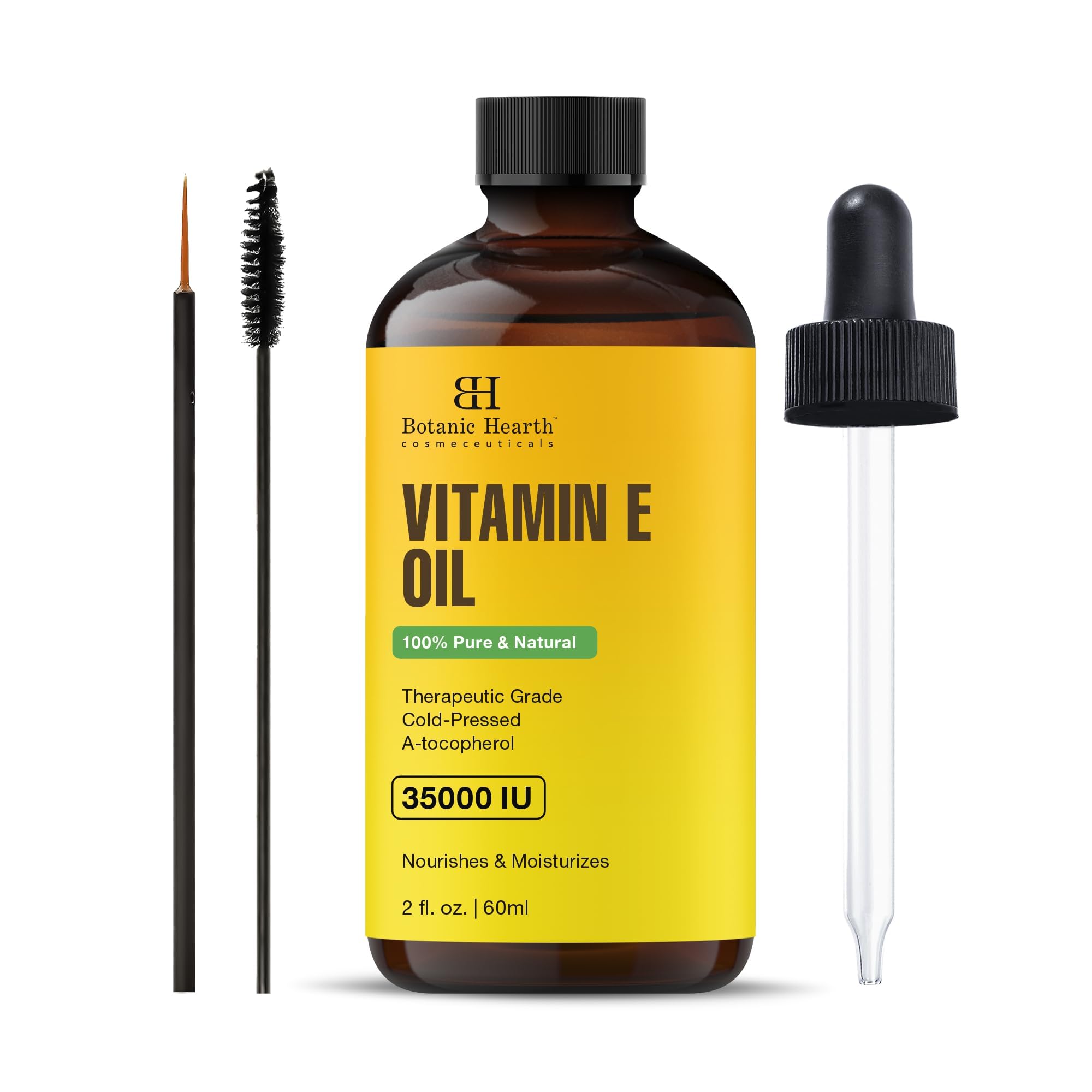 Botanic Hearth huile vitamine E en flacon pour détente musculaire