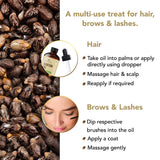 Formulation naturelle Botanic Hearth huile de ricin pour soins quotidiens.