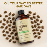 Soin cheveux Botanic Hearth huile de ricin, nourrissant et fortifiant.