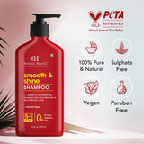 Botanic Hearth Shampoing application douche – mousse riche et lavage facile.