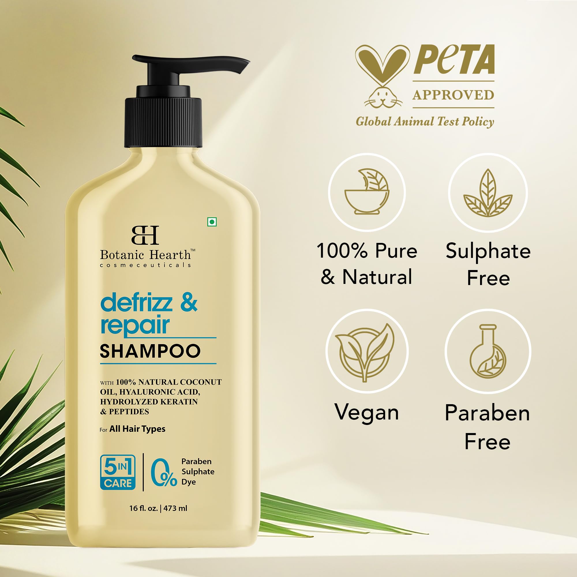 Botanic Hearth Shampoing Brillance Elasticite: révèle des cheveux plus éclatants.