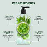 Botanic Hearth Shampoing exfoliation cuir chevelu – élimine les impuretés.
