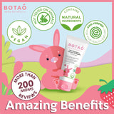 BOTAO dentifrice bébé sans danger à avaler, routine quotidienne rassurante.