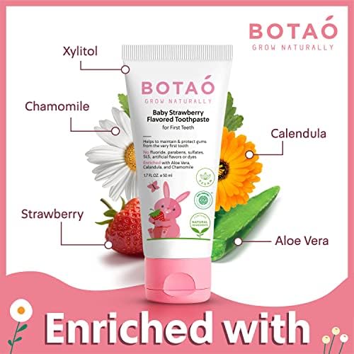 BOTAO dentifrice bébé sans SLS – sécurité à avaler et douceur