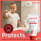 BOTAO dentifrice enfants – vegan et sans SLS, formule éthique.