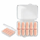 Bouchons d’oreille ultra-doux pour dormir, confort durable toute la nuit.