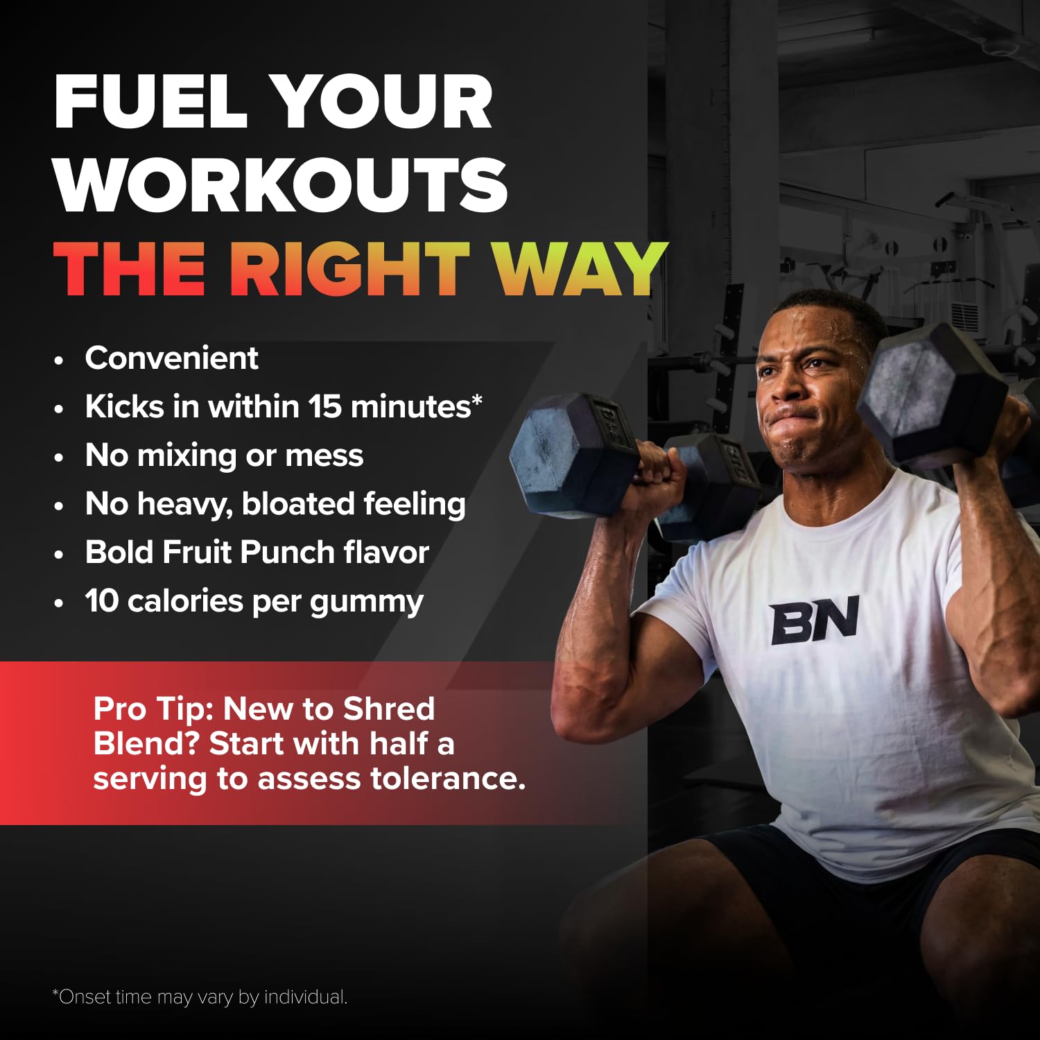 Bounce Pro Shred Blend végan et sans gluten pour le sport