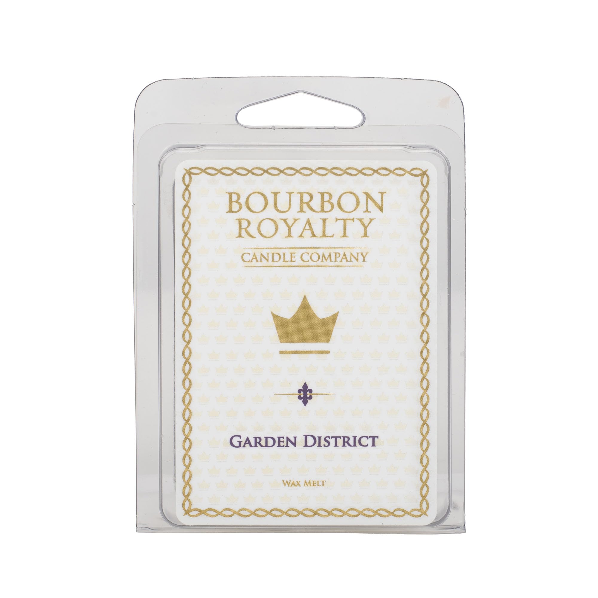 Cubes cire Bourbon Royalty Garden District diffusant un parfum durable dans l’espace