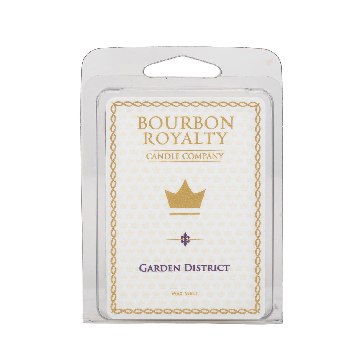 Cubes cire Bourbon Royalty Garden District diffusant un parfum durable dans l’espace