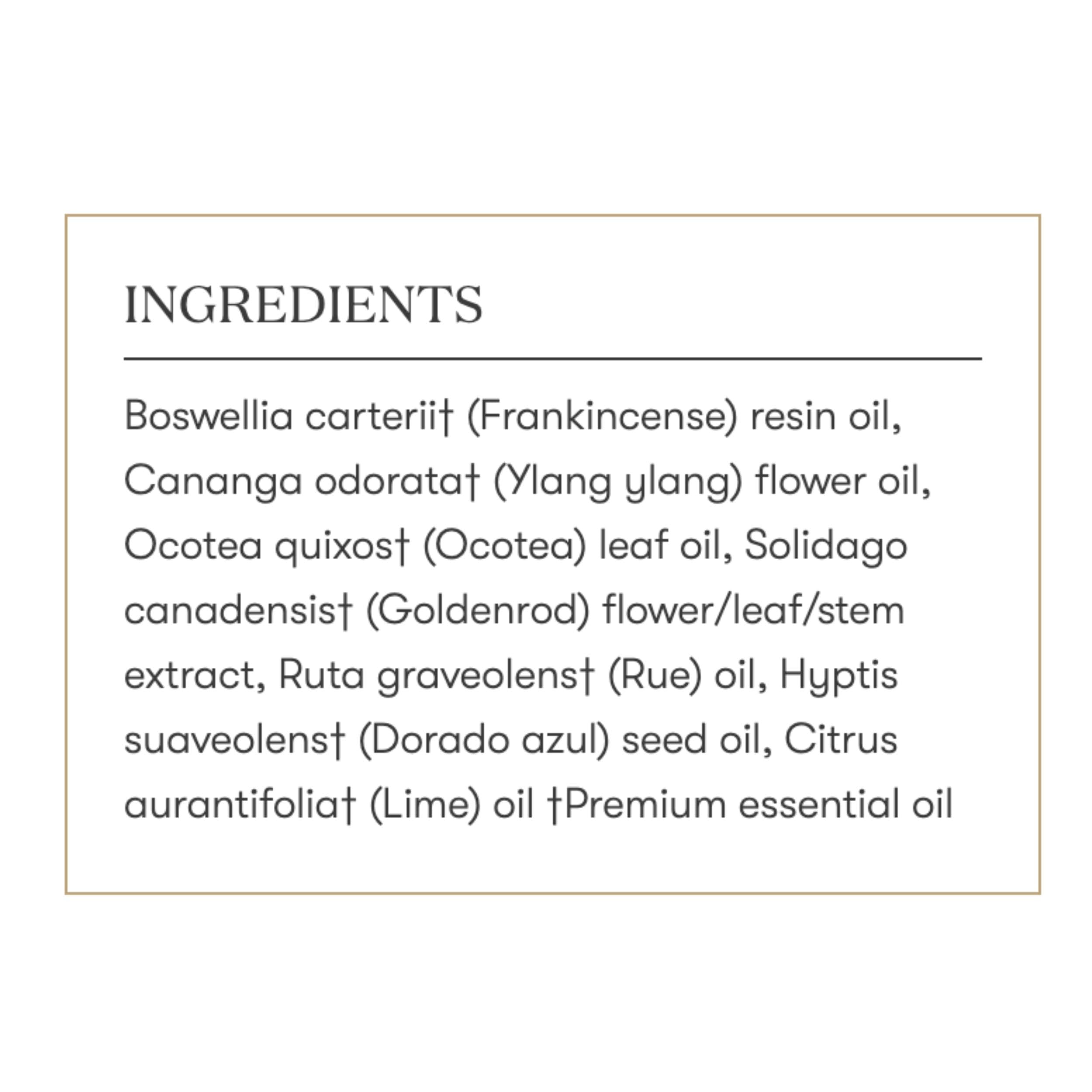 Mélange à base d’encens et d’y lang-ylang inspirant et apaisant