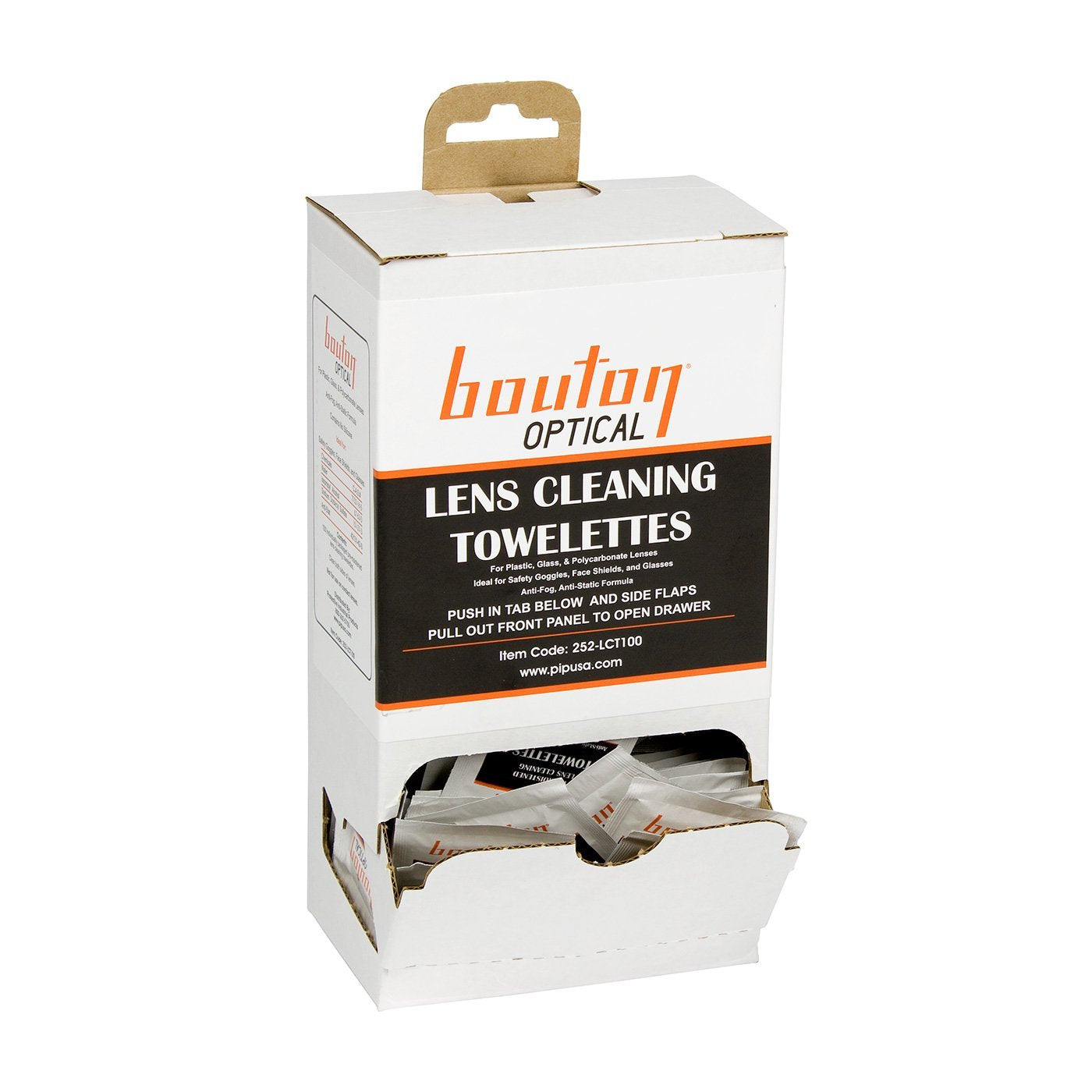Distributeur Bouton Optical avec lingettes pour lentilles, nettoyage sans traces