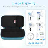 BOVKE étui nébuliseur portable, intérieur spacieux pour accessoires.