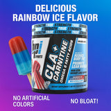 Boîte BPI CLA Carnitine avec dose en poudre et repères de portion