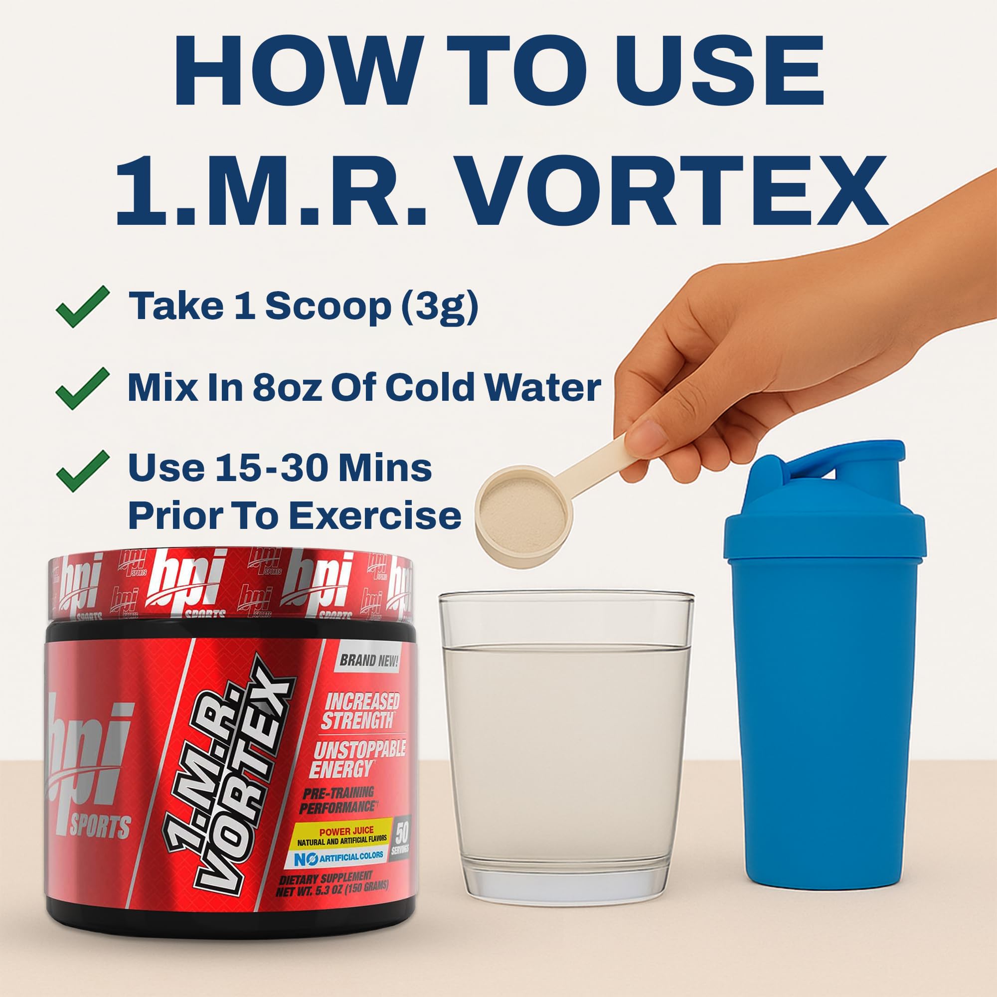 Utilisation lors d’un entraînement BPI 1.M.R Vortex, énergie et concentration potentielles.