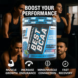 Shaker BCAA BPI Best BCAA framboise bleue prêt à mélanger.