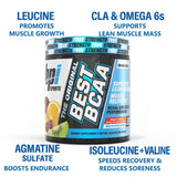 Préparation dans un verre Best BCAA, mélange rapide pendant l’entraînement