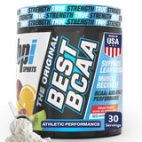 Best BCAA de BPI Sports en poudre Fruit Punch dans une bouteille prête après entraînement