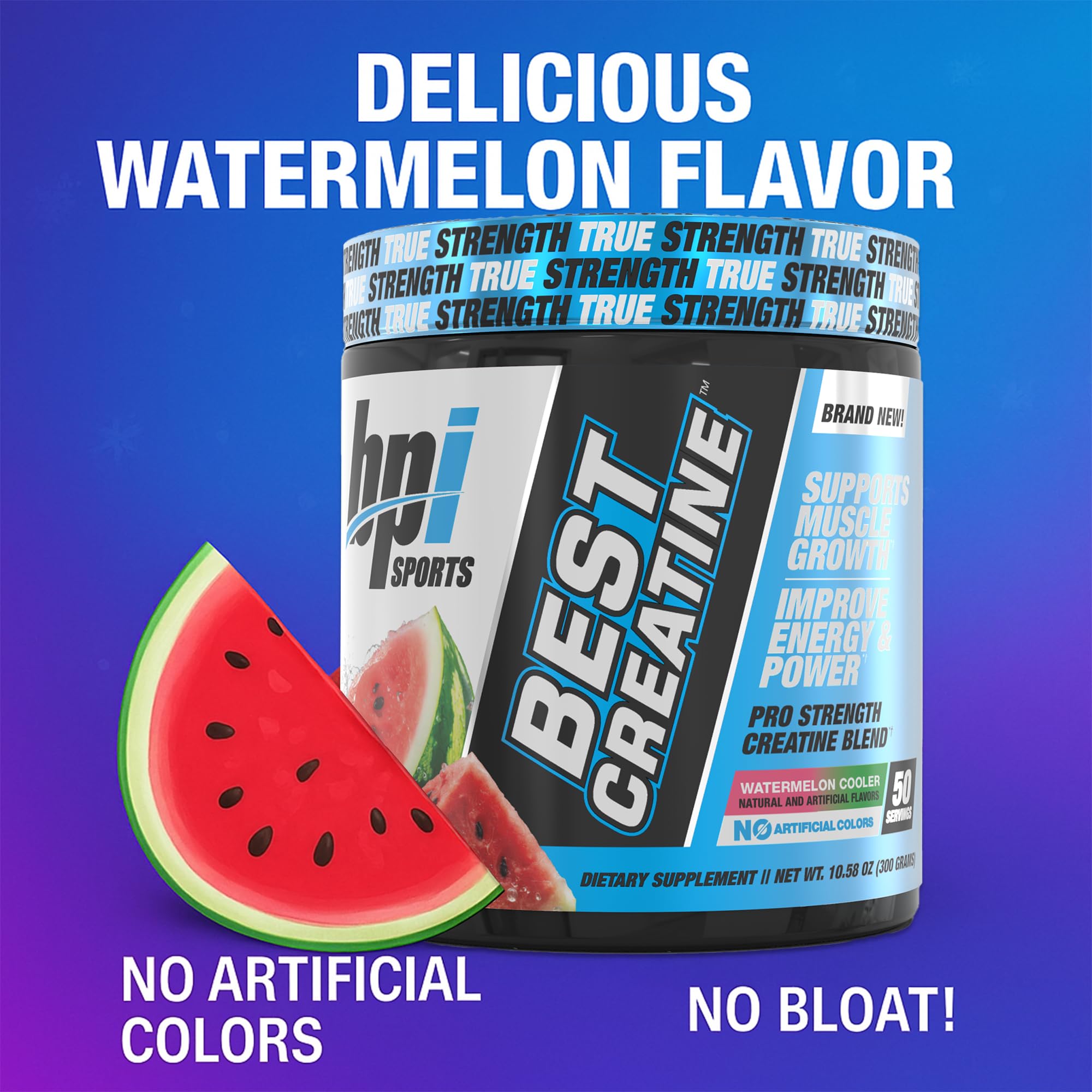 BPI Sports Best Creatine doseur facile à utiliser pour mesurer précisément les portions.