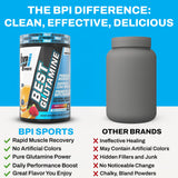 BPI Sports Best Glutamine – poudre fine qui se mélange facilement après l’entraînement