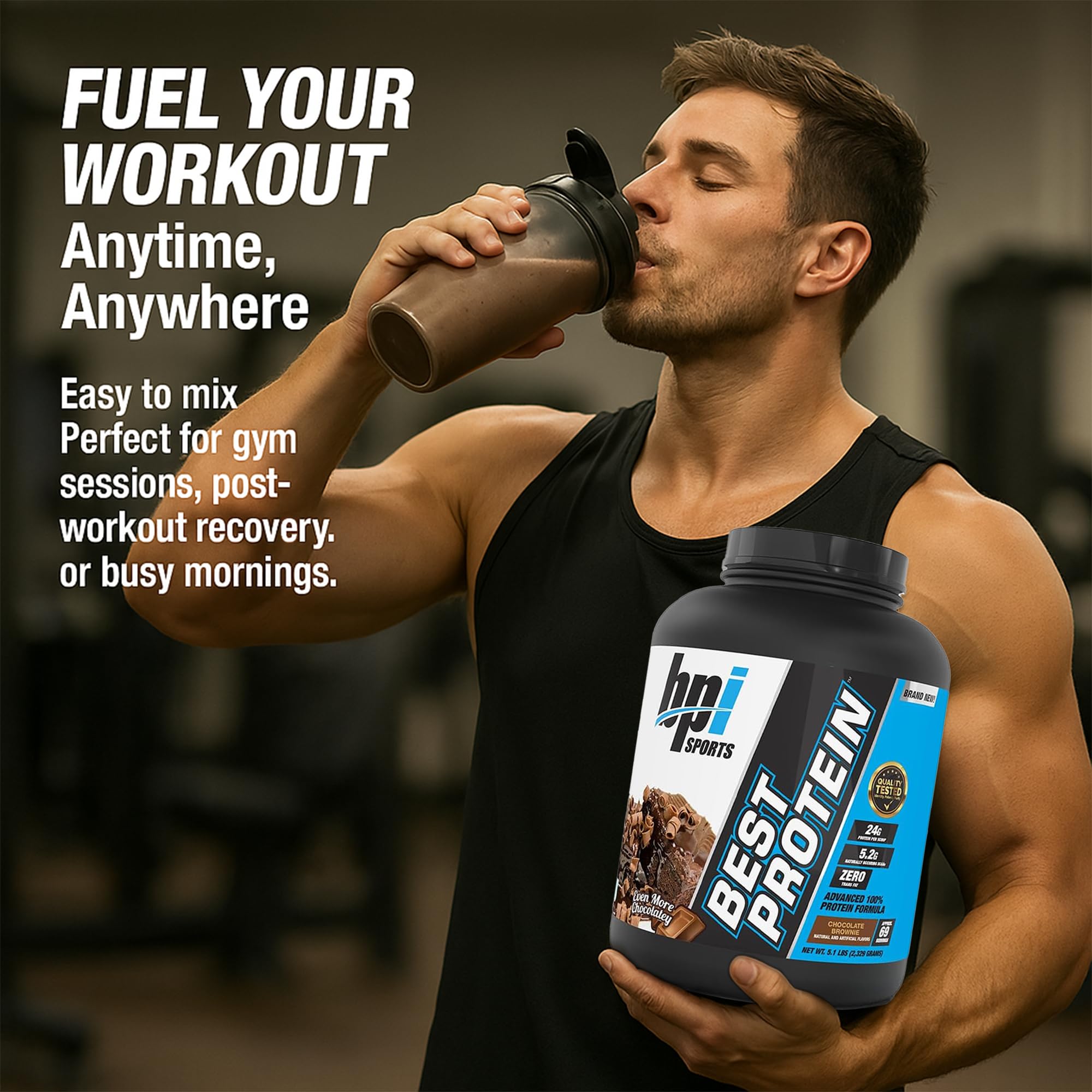 Poudre whey hydrolysats BPI Best Protein, protéines ultra-pures pour réparation rapide