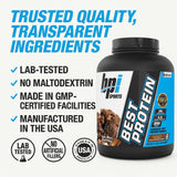 Shake post-entraînement BPI Best Protein, préparation rapide après l’effort