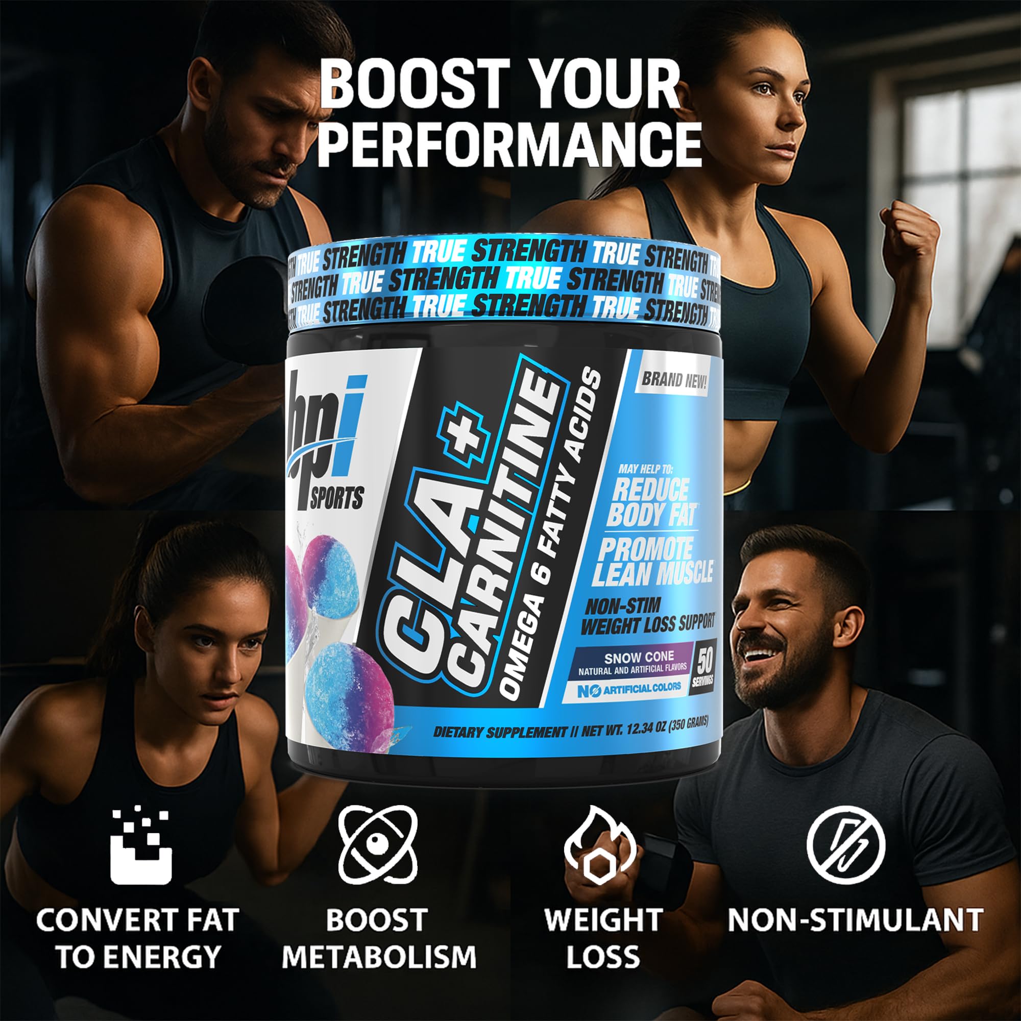Poudre CLA+Carnitine se dissout rapidement dans l'eau froide.