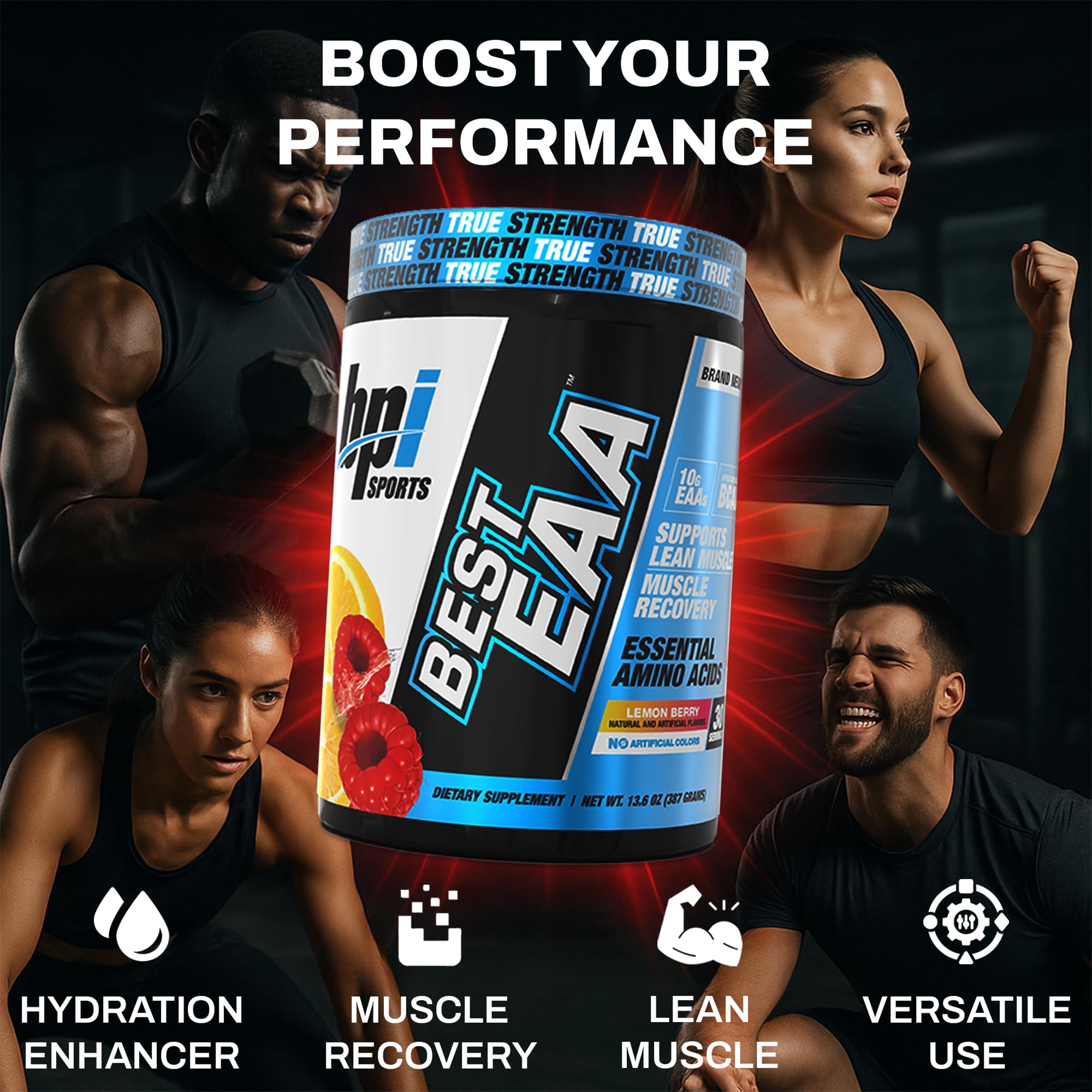 BPI Sports Essential Amino Acids EAA – post-entraînement: soutien récupération et fatigue réduite.