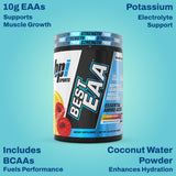BPI Sports Essential Amino Acids EAA – sans sucre ni artificiels: option propre pour athlètes.