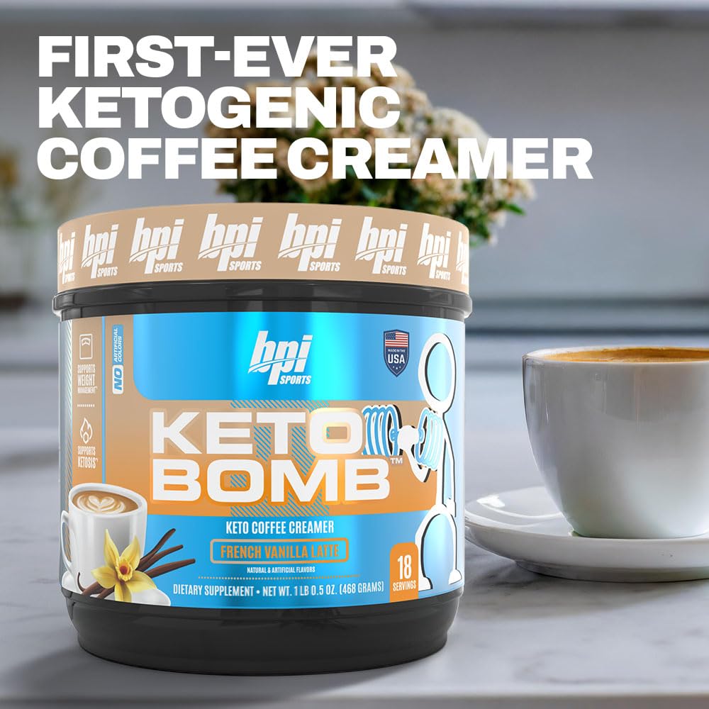 Keto Bomb BPI – mélange facile dans café ou thé, goût vanille