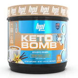 Keto Bomb BPI Sports – crème café vanille française, énergie durable pour le matin
